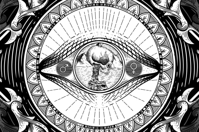 I will make a detailed illustration for your t shirt