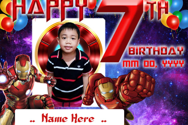 I will make a graphic tarpaulin design for you