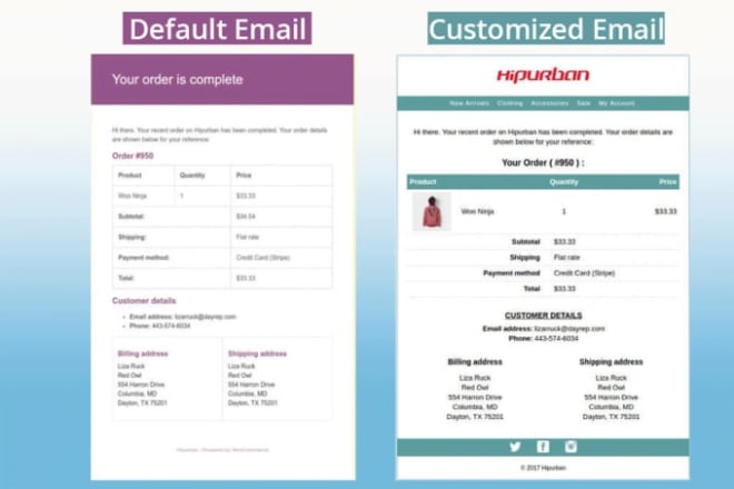 I will make creative custom email templates woocommerce brand web