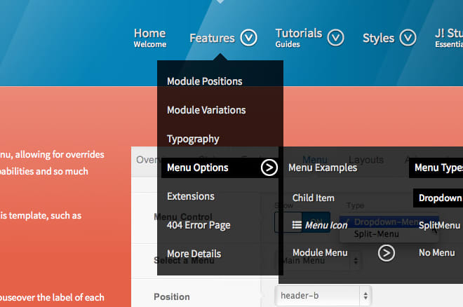 I will make mega menu, dropdown menu, ubermenu, sub menu design