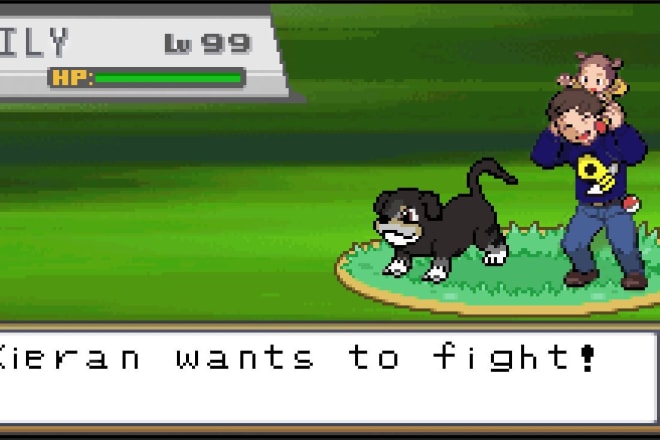 I will make you a custom pixel pokemon battle screen