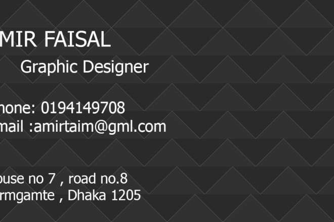 I will make your professional business card, any shape, any style