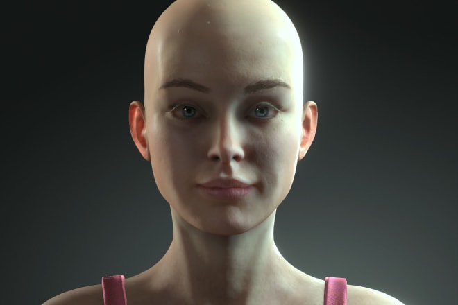 I will model a 3d realistic character