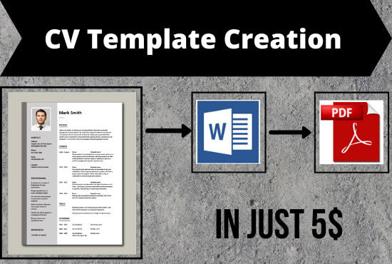 I will modify cv template to writable ms word 2016