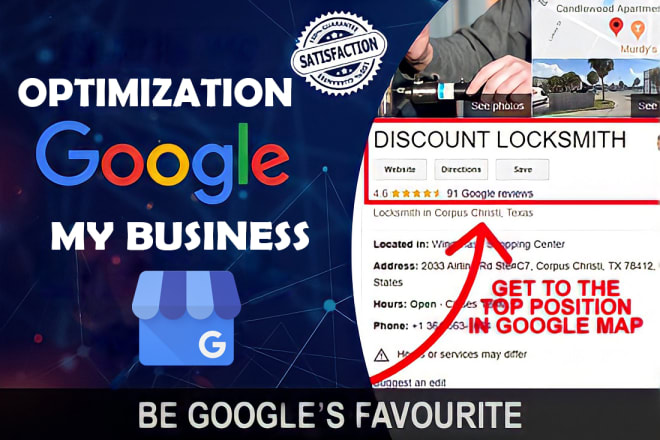 I will optimize your google my business listing for top ranking