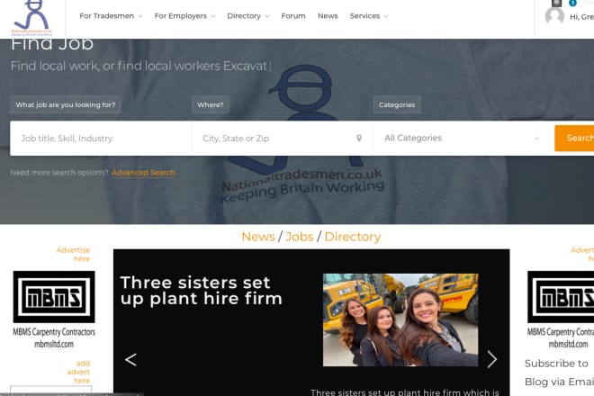 I will post,news,product or service on my high da construction blog