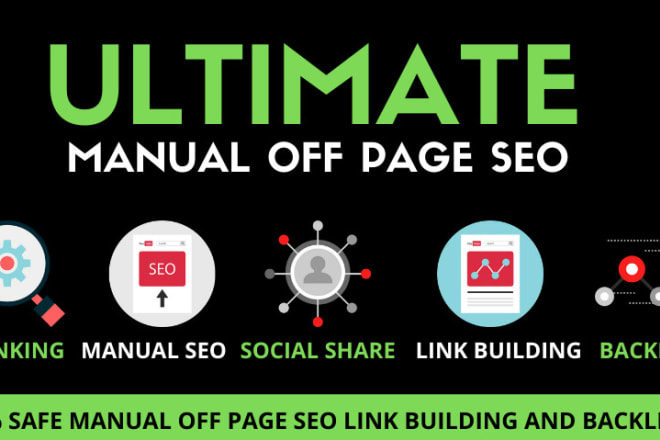 I will provide ultimate off page seo service link building, backlinks