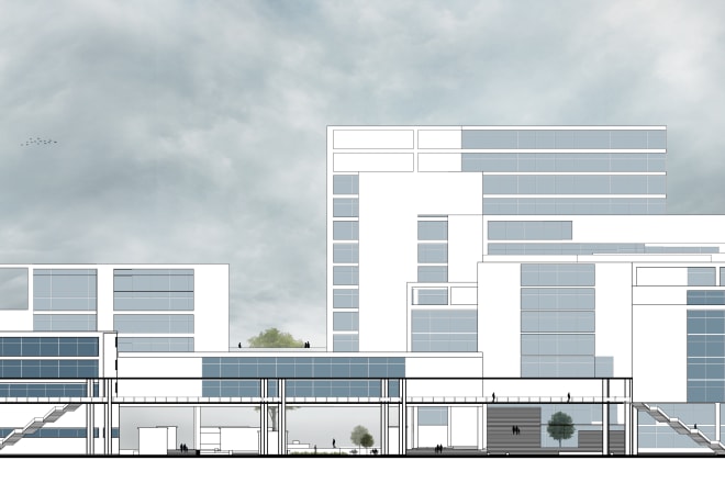 I will render architectural 2d plan, elevation, section in photoshop