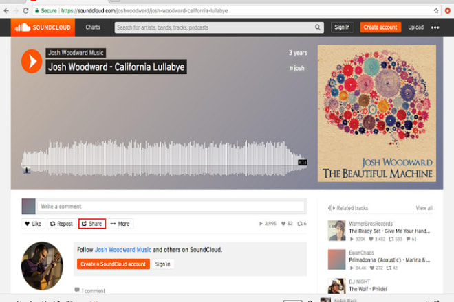 I will repost and promote your soundcloud track to 1 million followers