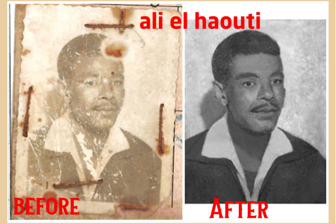 I will restore damaged photos, repair old images, fix pictures