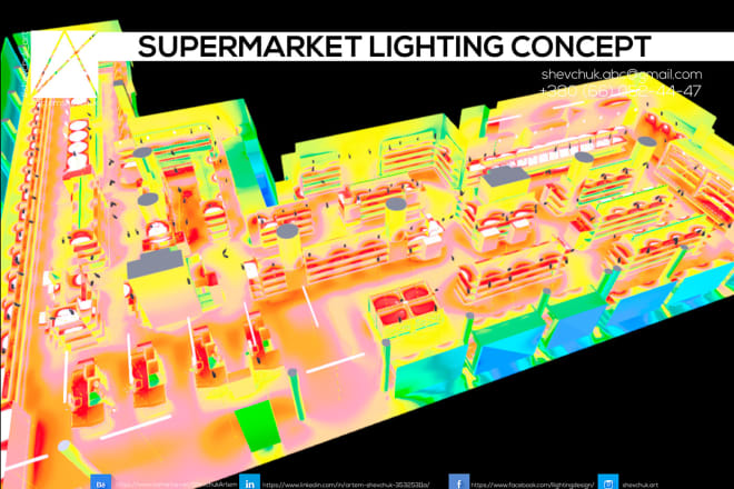 I will retail lighting design and calculations