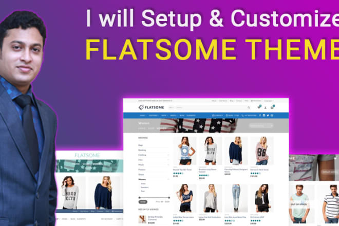 I will setup and customize flatsome theme