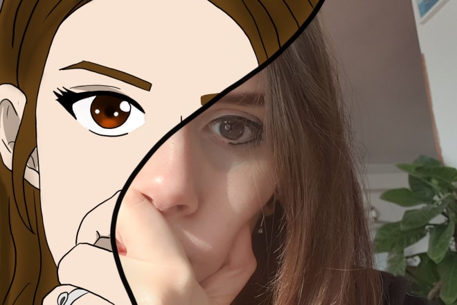 I will toon me transform yourself in a manga character