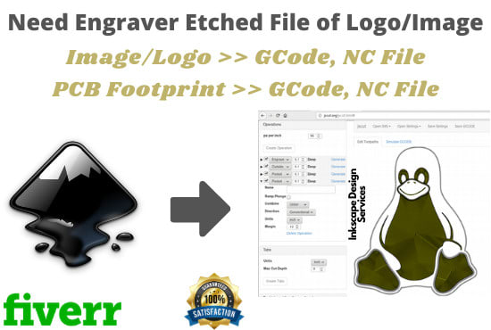 I will transform your photos and circuits into etched type gcode