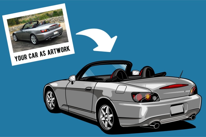 I will turn your car into catching graphic art for print