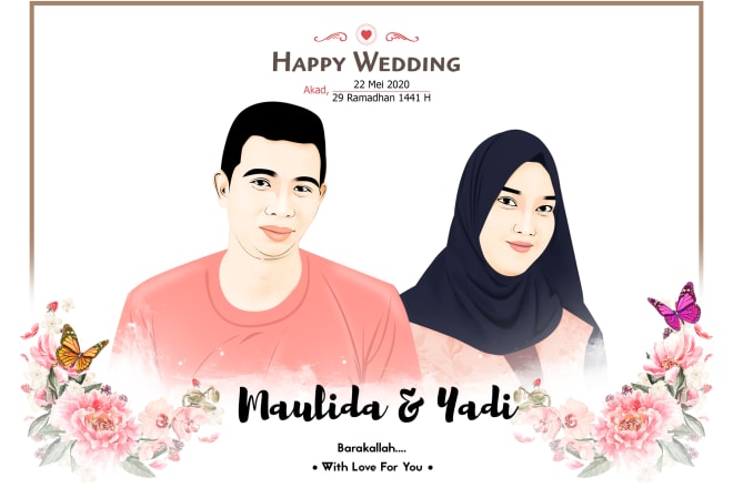 I will turn your photo into a cartoon painting