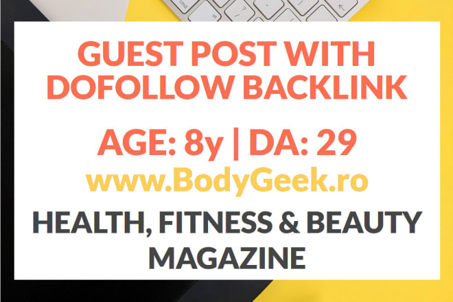 I will write and publish high quality SEO guest post, dofollow backlink on da29 website