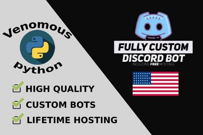 I will a develop a custom discord bot that does anything