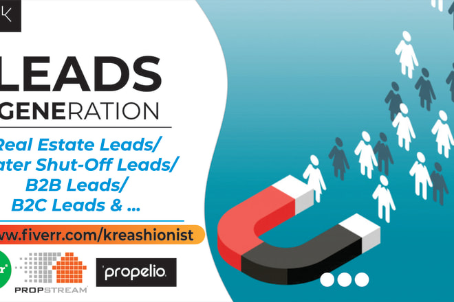 I will be a VA to generate propstream real estate leads