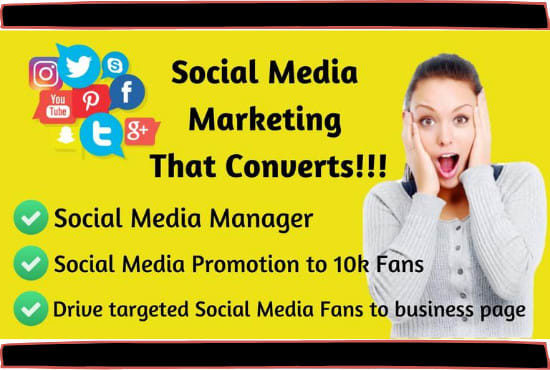 I will be your social media marketing manager and content creator