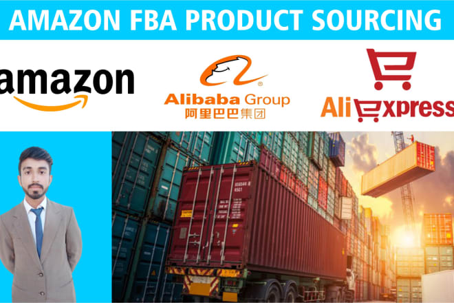 I will be your sourcing agent, amazon fba sourcing alibaba