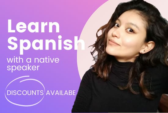 I will be your spanish tutor