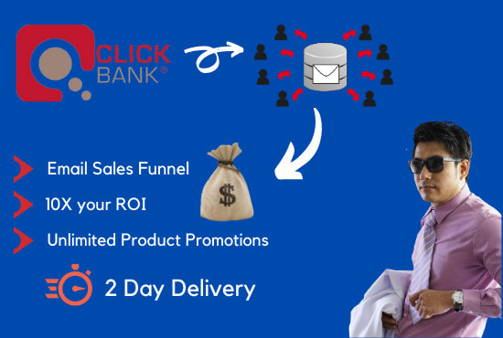 I will build clickbank affiliate marketing email sales funnel