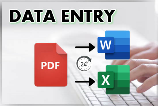 I will convert pdf to word, excel