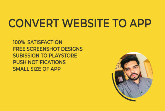 I will convert website to app