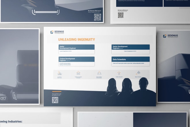 I will create a brochure to increase your brand equity