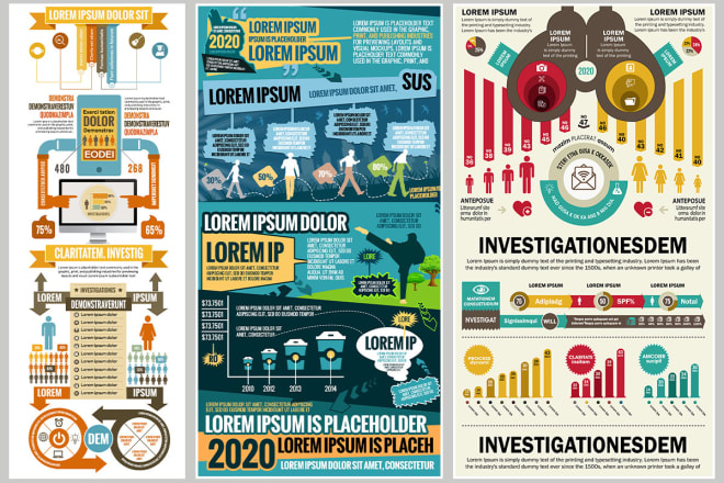 I will create a professional unique infographic design