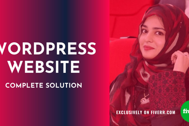 I will create a professional wordpress website design or blog