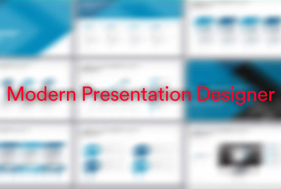 I will create beautiful and modern presentations