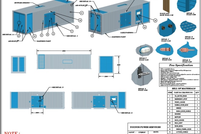 I will create cad file for laser cutting