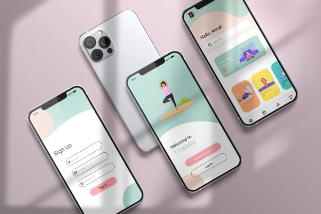 I will create cool mobile app design in 48h