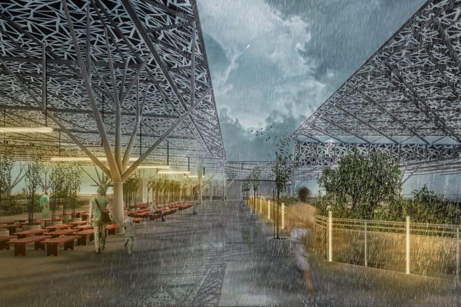 I will create high quality 3d architectural rendering in photoshop