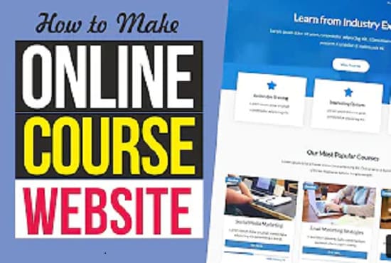 I will create podia online course website, thinkific, kajabi, teachable website