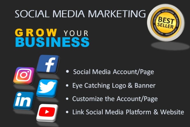I will create social media accounts