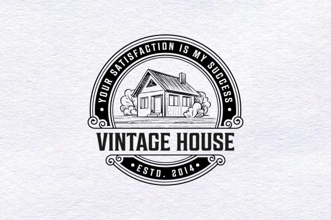 I will creative retro vintage logo design