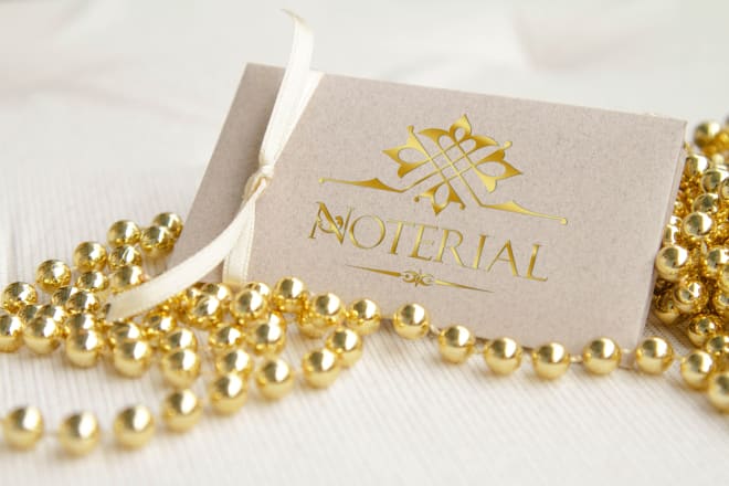 I will design a modern luxury logo