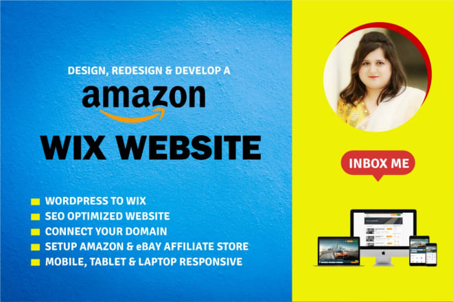 I will design amazon affiliate wix website