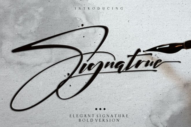 I will design an amazing scripted, handwritten, signature,calligraphy logo