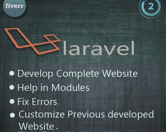 I will design and develop a web application with laravel