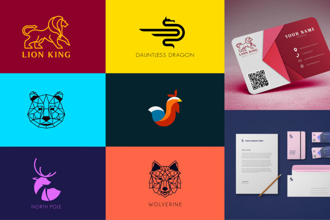 I will design awesome 2 minimalist geometric animal logo in 24 hrs