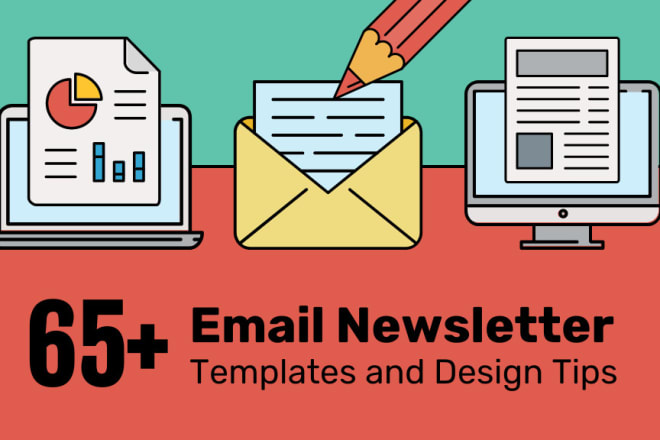 I will design awesome landing page newsletter template