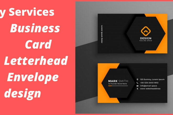 I will design business card, letterhead, envelope and stationary