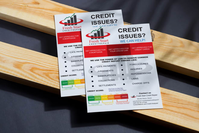 I will design credit repair flyer, instagram flyer design