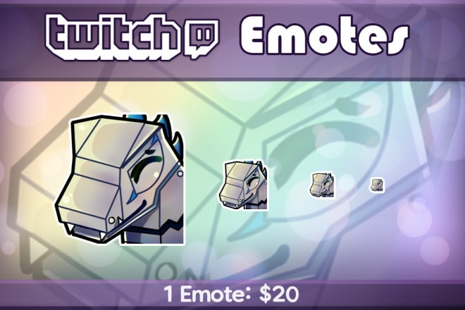 I will design custom emotes to fit your channel perfectly