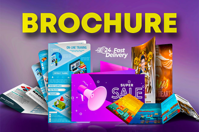 I will design elegant business brochure in 24 hours