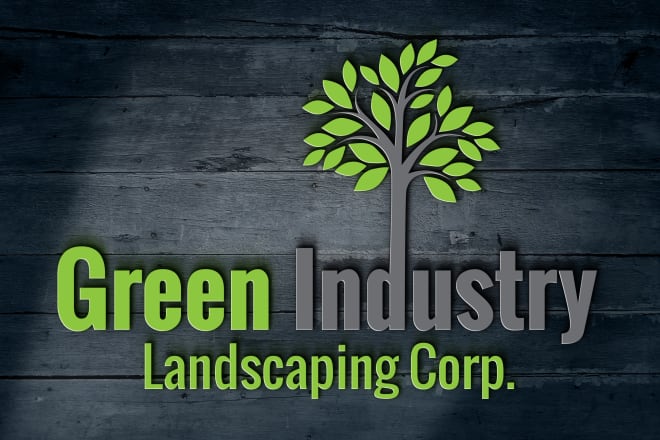 I will design landscaping, lawn mowing and gardening company logo